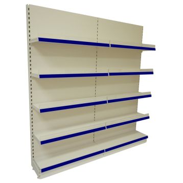 Wall Shelving 1250mm 2 x Bays Joining Together