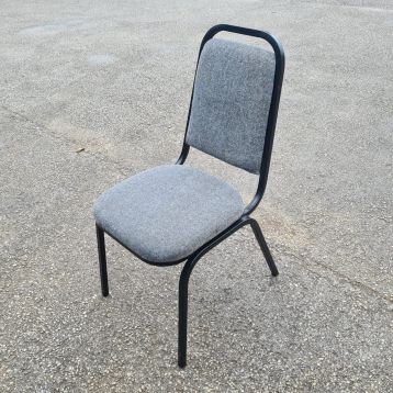 Used Grey Fabric Padded Chairs (G)