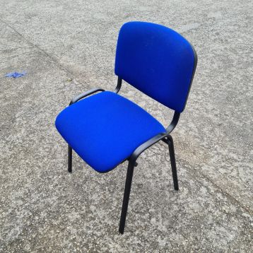 Used Blue Fabric Padded Chairs (M)