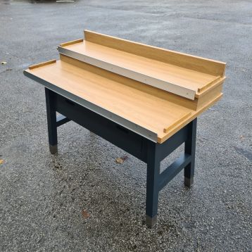 Used 2 Tier Display Table With Drawer (B)