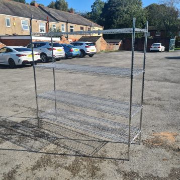 Used Wire Shelving Unit (J)