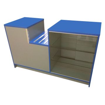 Basket Well Counter With Glass Display (SFSC55)