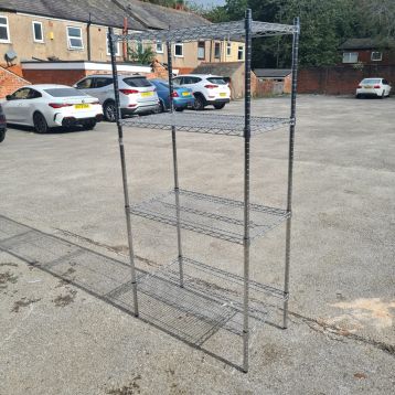 Used Wire Shelving Unit (W1)