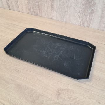 Used Black Plastic Gastro Display Trays - Pack of 6 (A)