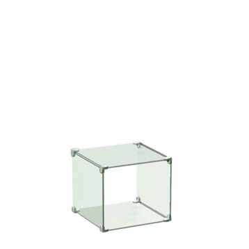 1 x Single Glass Cube Display (300mm x 300mm Glass)