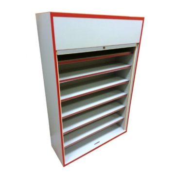 Retail Display Cabinet With Lockable Sliding Tambour Door (SFS20)