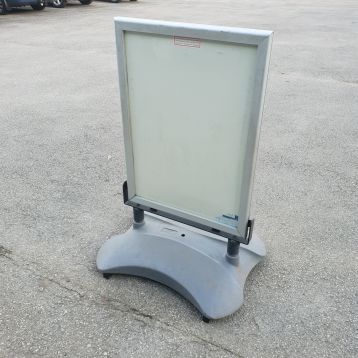 Used A1 Waterbase Outdoor Pavement Poster Display Frame
