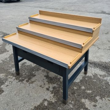 Used 3 Tier Display Table With Drawer (E)