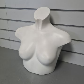 Used White Female Half Bust Body (A9)