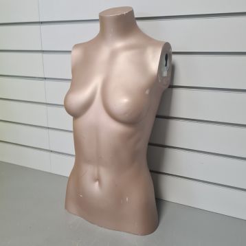 Used Metallic Gold Female Half Bust Body (A15)