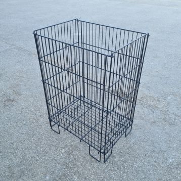 Used Heavy Duty Black Wire Dump Bins