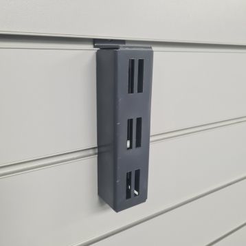 Slatwall 50mm Pitch Shelving Adapter