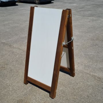 Used Wooden Outdoor Pavement Poster Display Frame