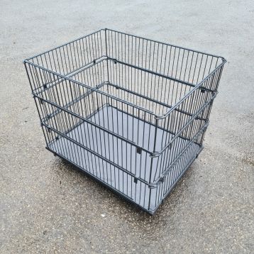 Used Large Black Dump Bins on Wheels