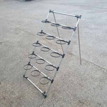 Used Freestanding Football Display Stand