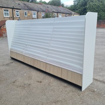 Used 3 x 1220mm Greeting Card Units with End Panels 