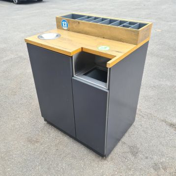 Used Condiment Cutlery Unit For Restaurant Cafe Pub (E)