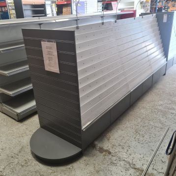 Used 3 x Double Sided Greeting Card Units With Slatwall End Panels