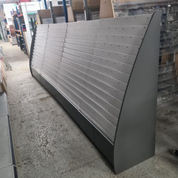 Used 4 x Wall Greeting Card Units With Plain End Panels