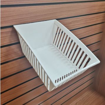 Slatwall Cratebox Tilt Big White
