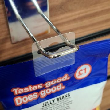 Self Adhesive Delta Slot Hanging Tabs For Euro Hooks