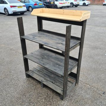Used Wooden Shelf Display Stand