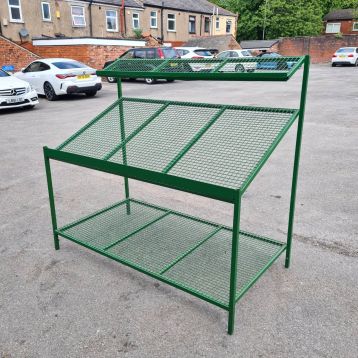 Used Metal Fruit & Vegetable Display Stand