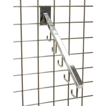 Gridwall 5 Hook Sloping Bag Arm