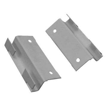 Back Panel Clips Silver