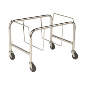Chrome Basket Stacker For Plastic / Wire Shopping Baskets