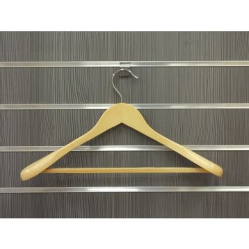 WIDE SHOULDER WOODEN SUIT HANGER - 1014