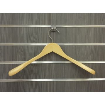 WIDE SHOULDER WOODEN COAT HANGER - 1015