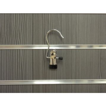 SINGLE CHROME CLIP HANGER - 1011