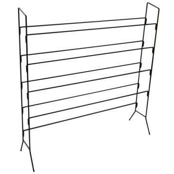 BLACK HEAVY DUTY SHOE RACK