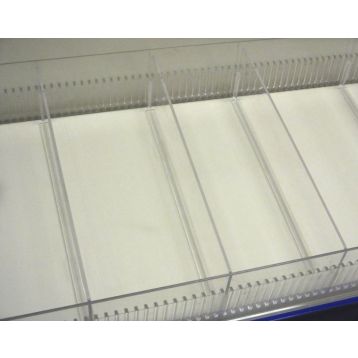 Perspex Shelf Divider