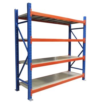 Heavy Duty Longspan Storage / Warehouse Racking (1 x Bay With 4 x Levels)