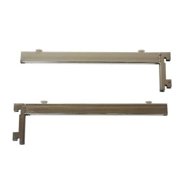 Twin Slot Glass Shelf Brackets