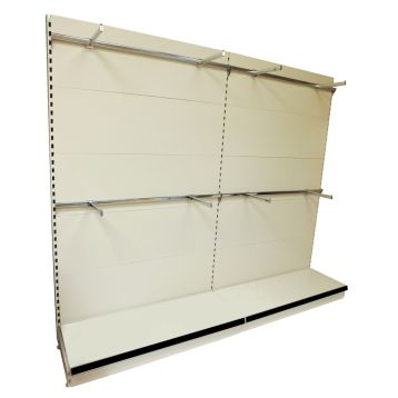 Wall Shelving / Clothing 1000mm 2 x Bays Joining Together