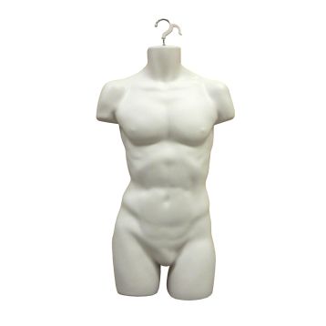PLASTIC MALE HANGING BODY FORMS