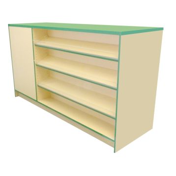Confectionary Counter with Green Laminate Top