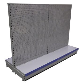 Gondola 800mm Peg Panel 2 x Bays Joining Together