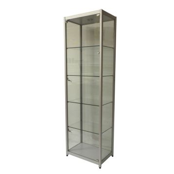 2 Door Glass Tower Showcase 800mm 1562