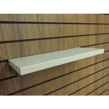 Slatwall Grey Metal Shelf & Bracket Set