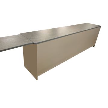 Bespoke counter with flap - PRICE ON REQUEST