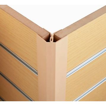 Slatwall Board 2 Piece Quadrant Corner Trim