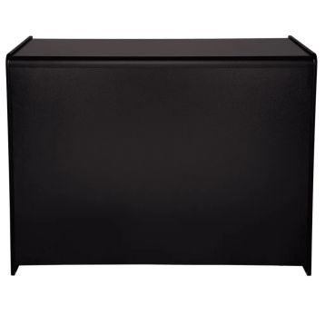 Economy Self Assembly Counter Solid 1200mm Black 1535