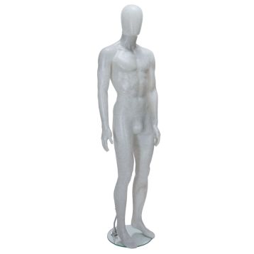 Male Egghead Mannequin Salt & Pepper