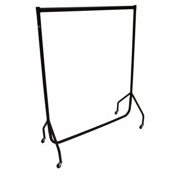 STANDARD BLACK HEAVY DUTY GARMENT RAIL 