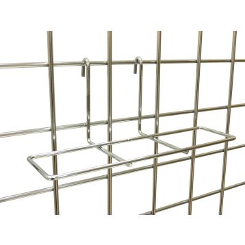 Gridwall Metal Shoe Shelves