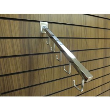 Slatwall 5 Hook Sloping Arm